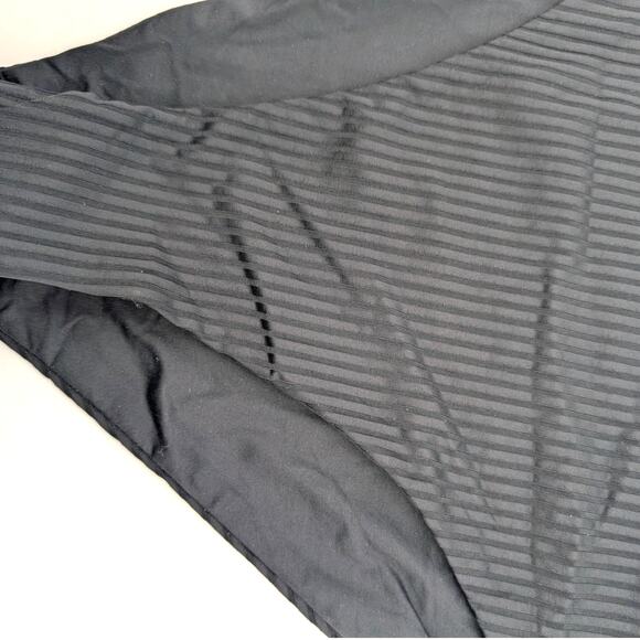 Vitamin A Women's Eco Ribbed Midori Bikini Bottom High Leg Black Size M - Picture 3 of 8